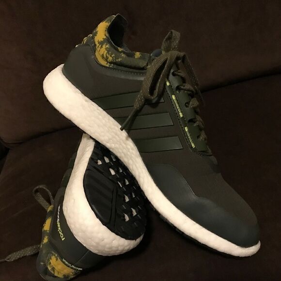 NEW Adidas Rocket Boost Olive ClimaHeat Men's 9 US 42 2/3 EUR Ultraboost - Picture 3 of 9
